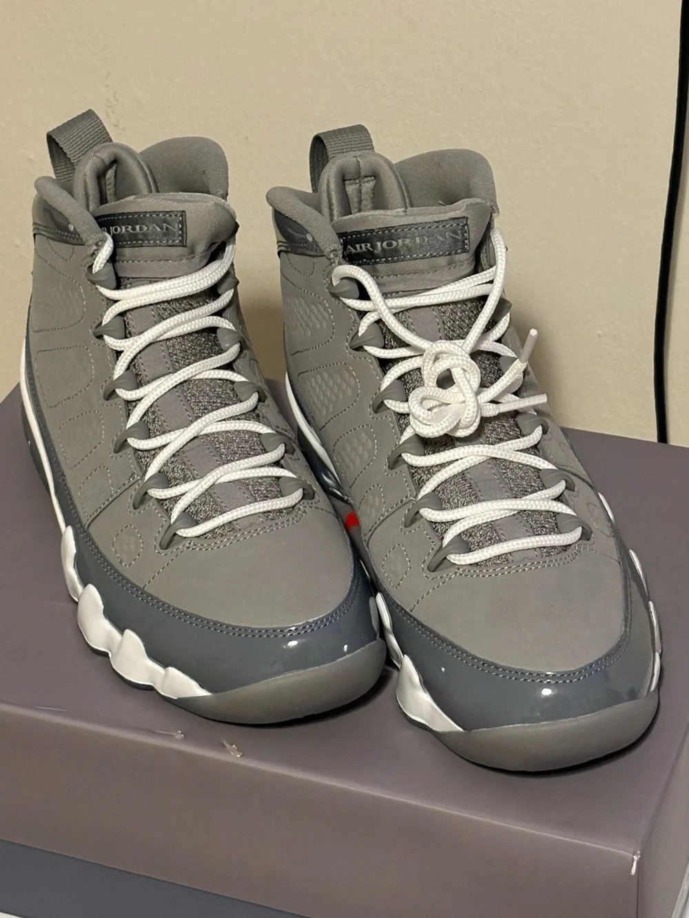 Men Air Jordan 9 Retro “Cool Greys” in Grey and White (2025)